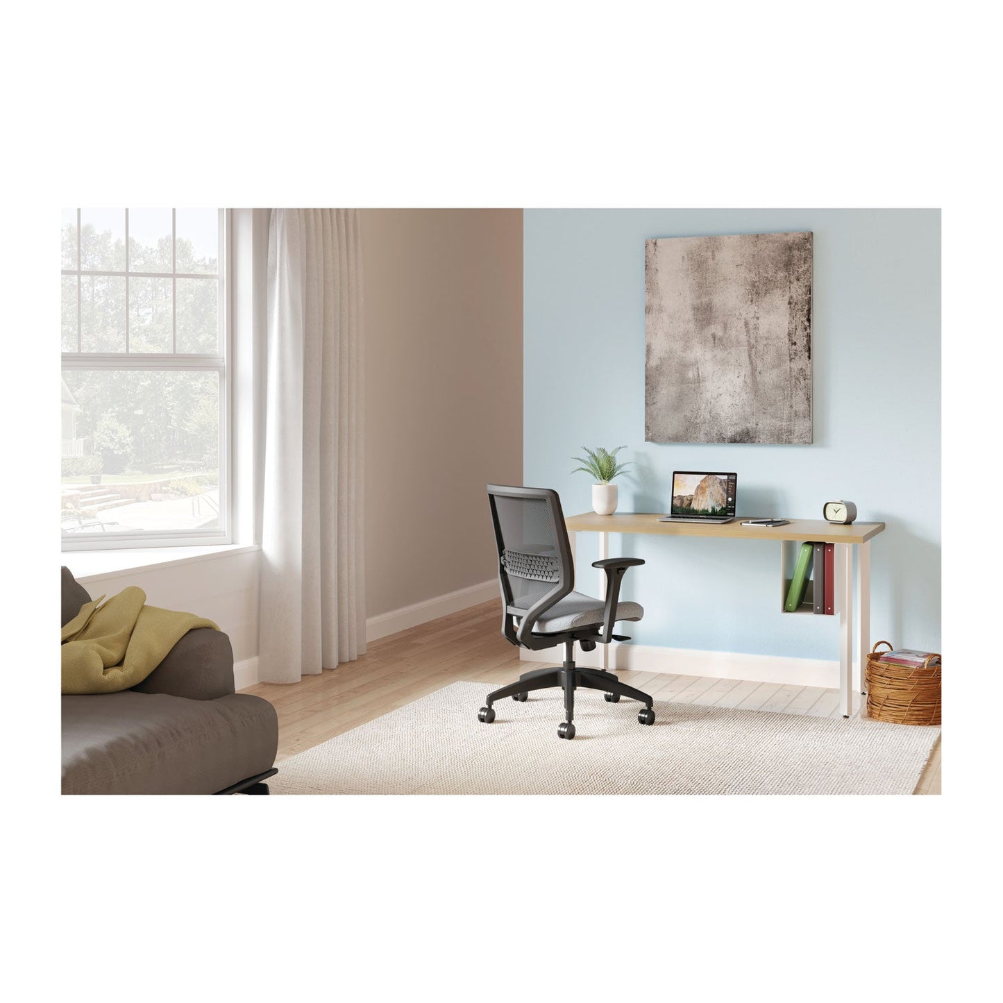 HON Coze Worksurface, Rectangular, 54w x 24d, Natural Recon