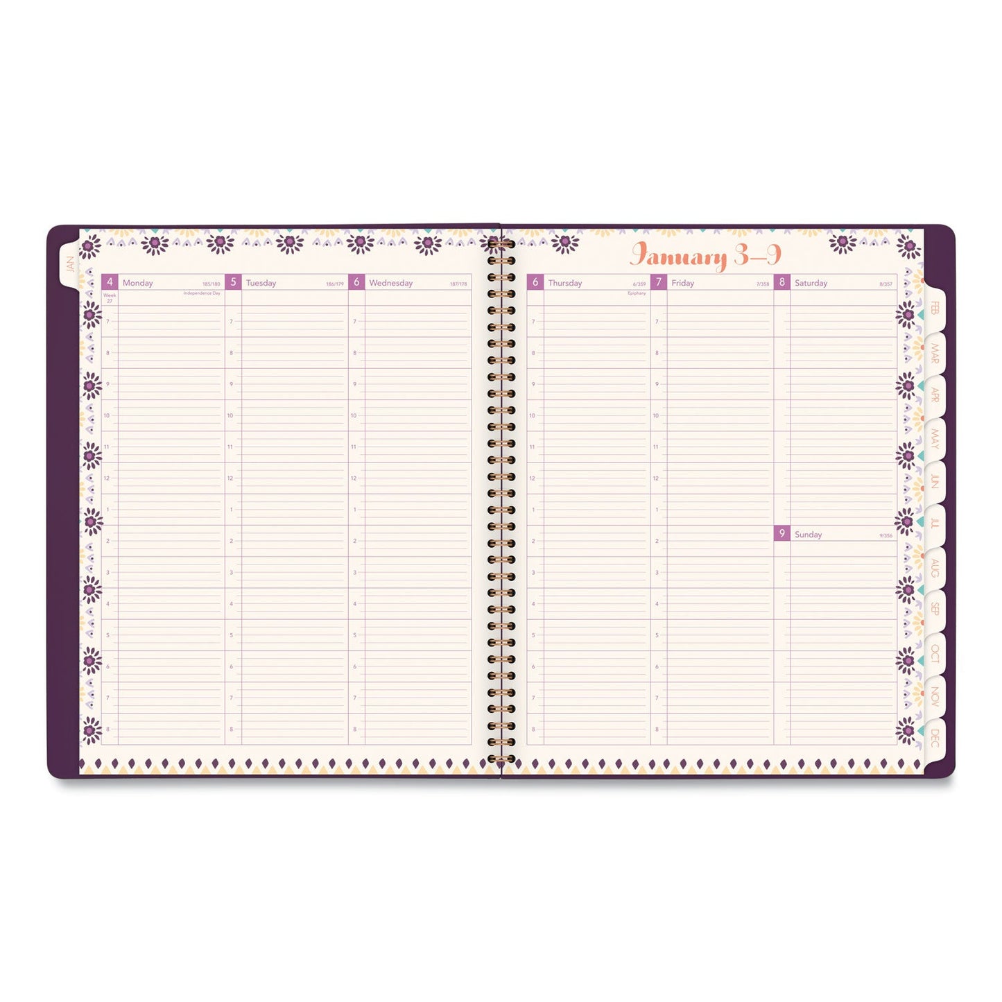 AT-A-GLANCE Sundance Weekly/Monthly Planner, Sundance Artwork/Format, 11 x 8.5, Purple Cover, 12-Month (Jan to Dec): 2023
