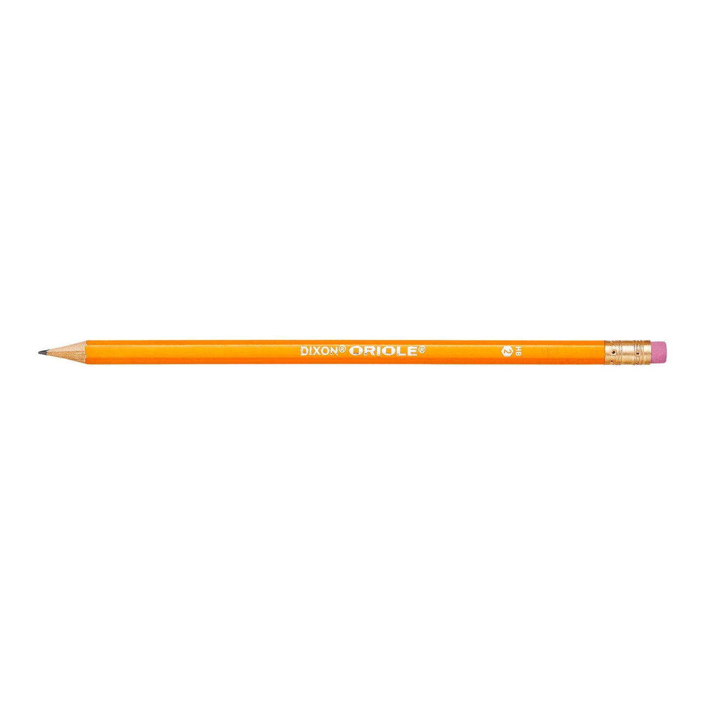 Dixon Oriole Pre-Sharpened Pencil, HB (#2), Black Lead, Yellow Barrel, 144/Pack