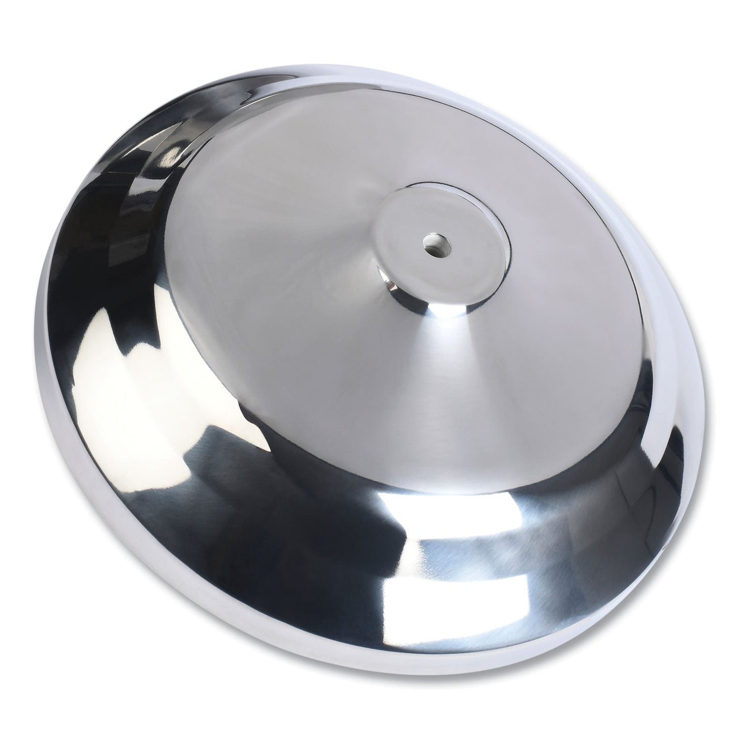 Tatco Crowd Control Bases, Chrome, 12" Diameter, Silver, 2/Box
