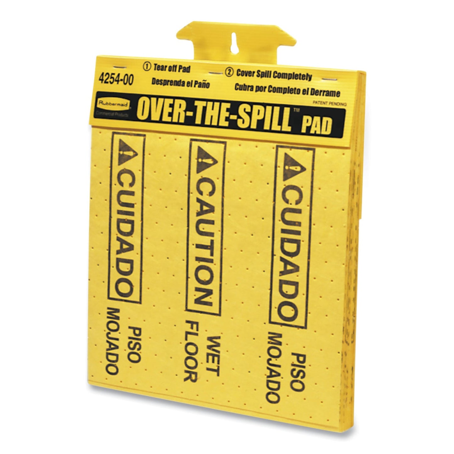 Rubbermaid Over-The-Spill Pad Tablet, 12 oz, 16.5 x 14, 22/Pack