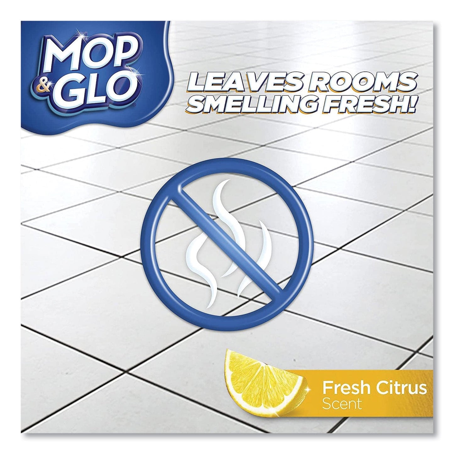 MOP & GLO Triple Action Floor Cleaner, Fresh Citrus Scent, 32 oz Bottle