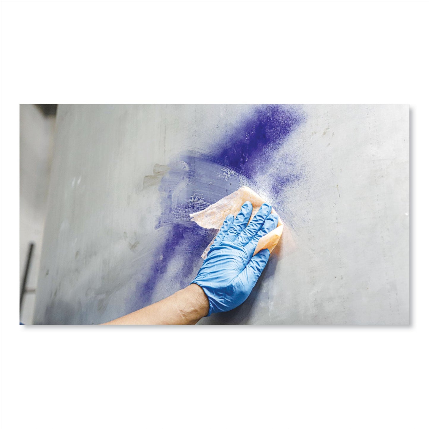 SCRUBS Graffiti and Paint Remover Towels, 10 x 12, Orange on White, 30/Canister, 6 Canisters/Carton