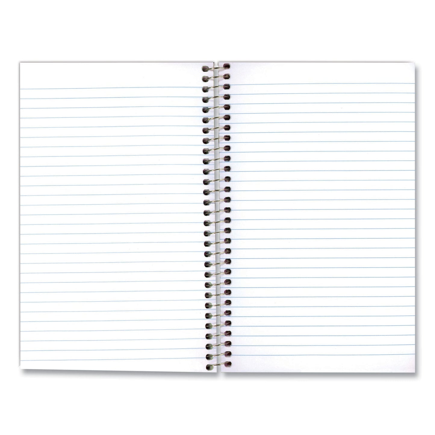 National Single-Subject Wirebound Notebooks, 1 Subject, Medium/College Rule, Kolor Kraft Blue Front Cover, 9.5 x 6, 80 Sheets
