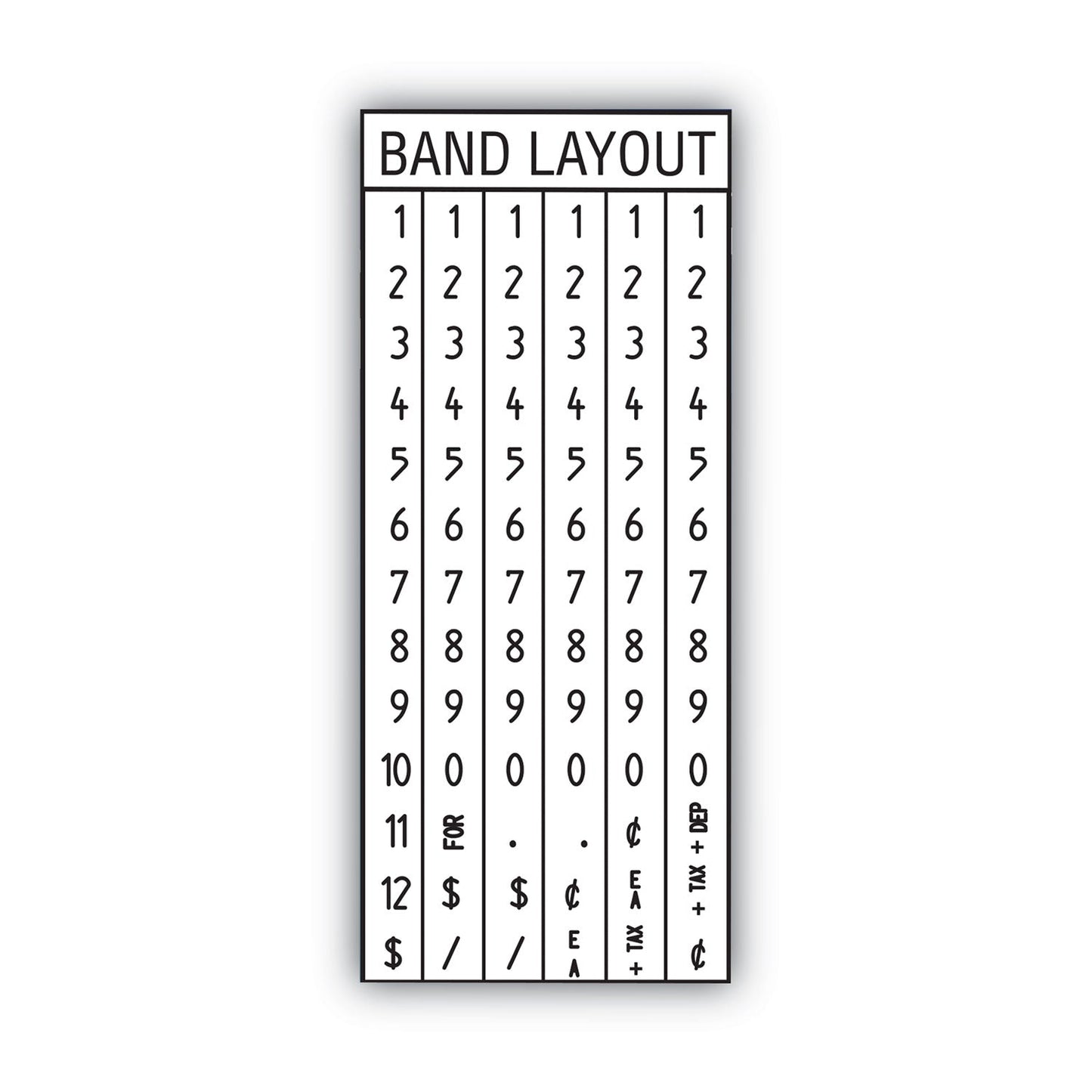 Garvey Pricemarker Kit, Model 22-6, 1-Line, 6 Characters/Line, 0.81 x 0.44 Label Size