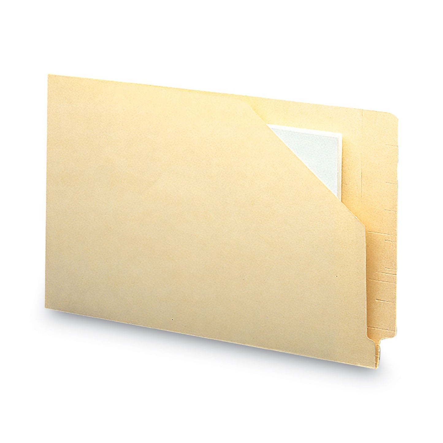 Smead End Tab Jackets with Reinforced Tabs, Straight Tab, Legal Size, 11-pt Manila, 100/Box