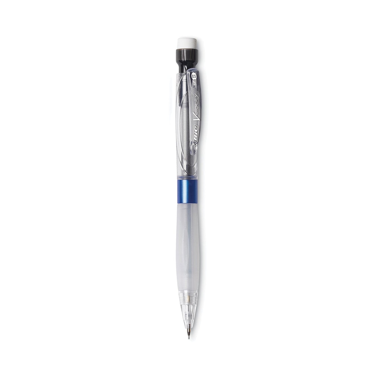 BIC Velocity Max Pencil, 0.5 mm, HB (#2), Black Lead, Assorted Barrel Colors, 5/Pack