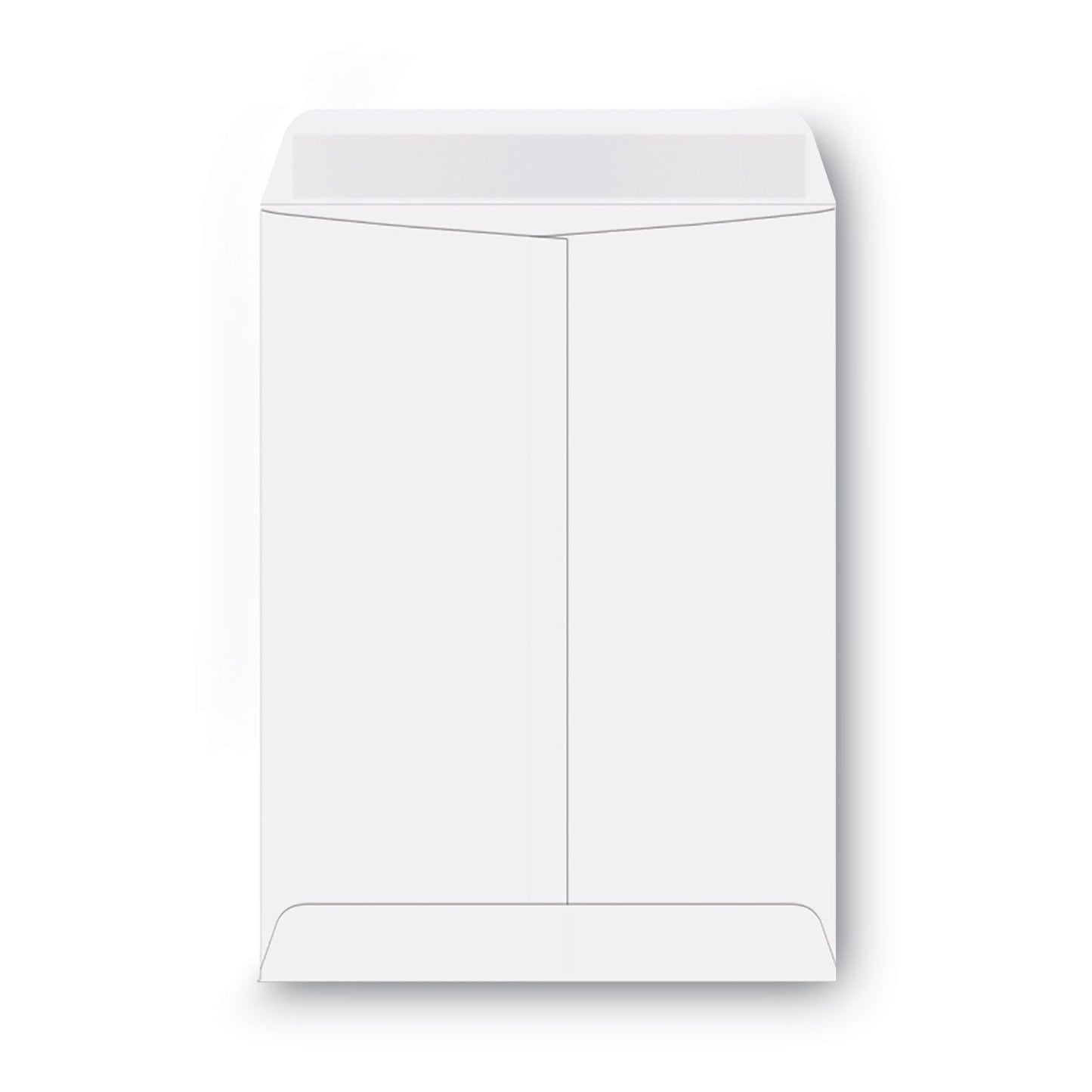 Universal Catalog Envelope, 28 lb Bond Weight Paper, #10 1/2, Square Flap, Gummed Closure, 9 x 12, White, 100/Box