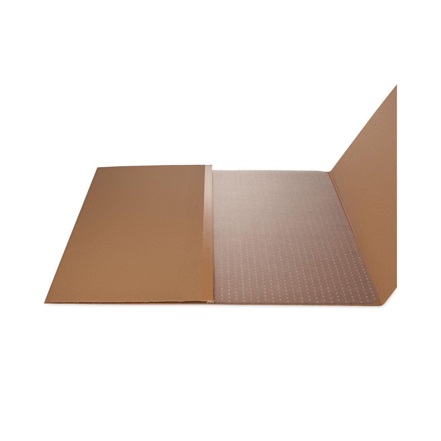 deflecto SuperMat Frequent Use Chair Mat, Med Pile Carpet, Flat, 45 x 53, Rectangular, Clear