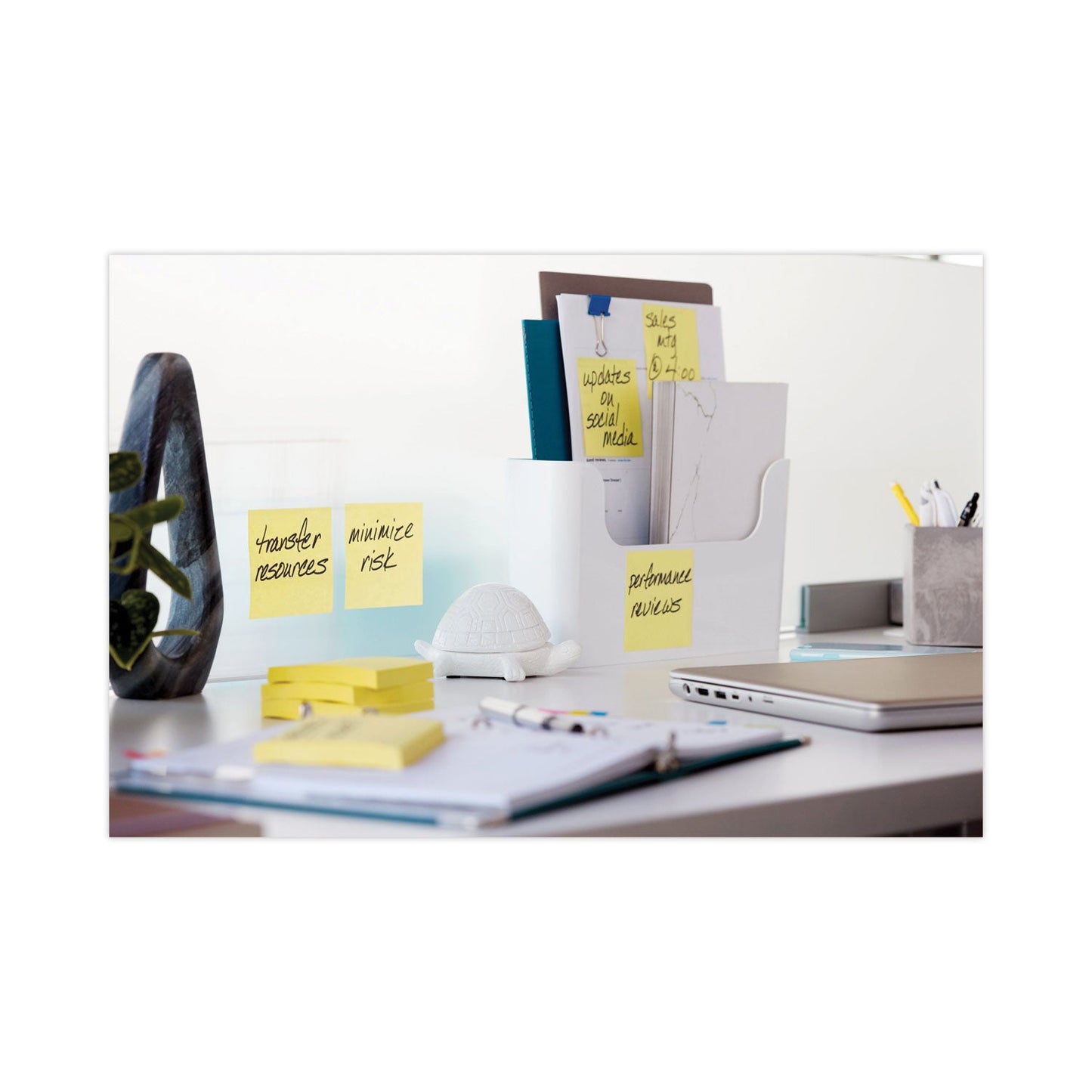 Post-it Pads in Canary Yellow, Value Pack, 3" x 3", 90 Sheets/Pad, 24 Pads/Pack