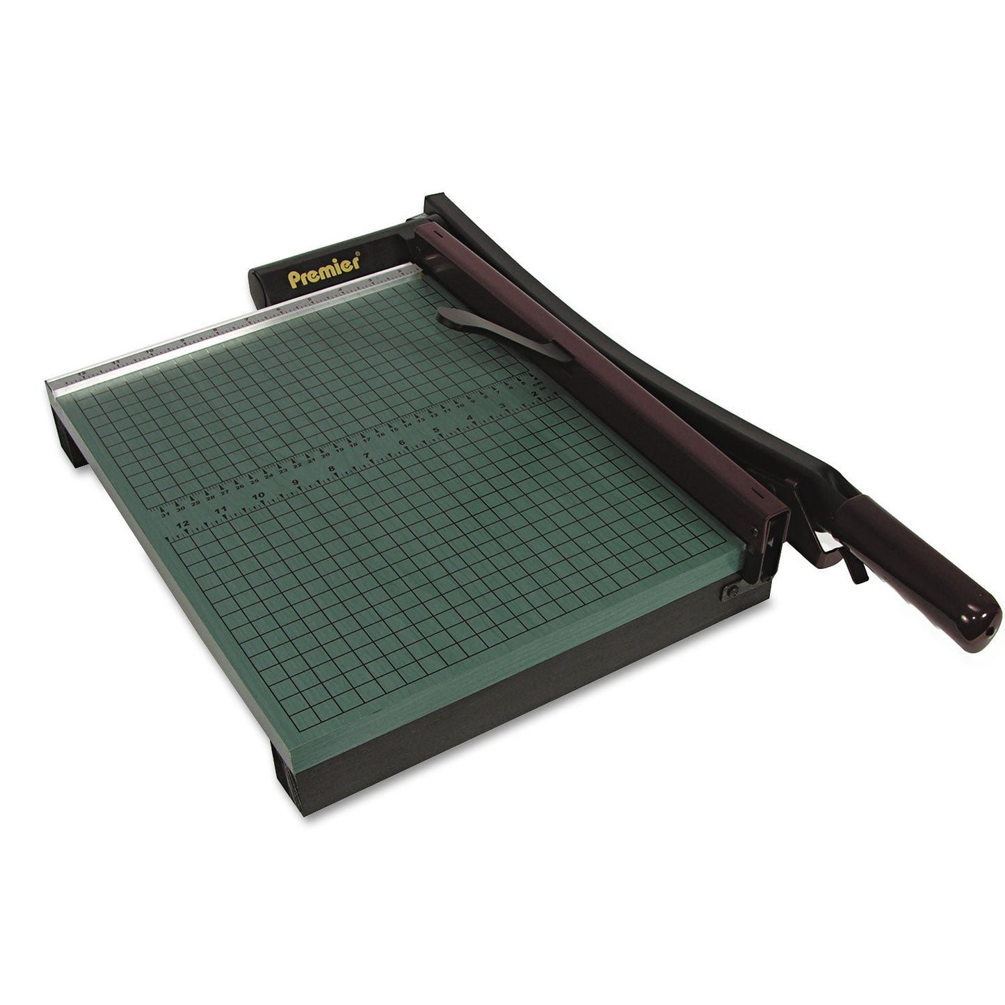 Premier StakCut Paper Trimmer, 30 Sheets, 15" Cut Length, Wood Base, 12.88 x 17.5