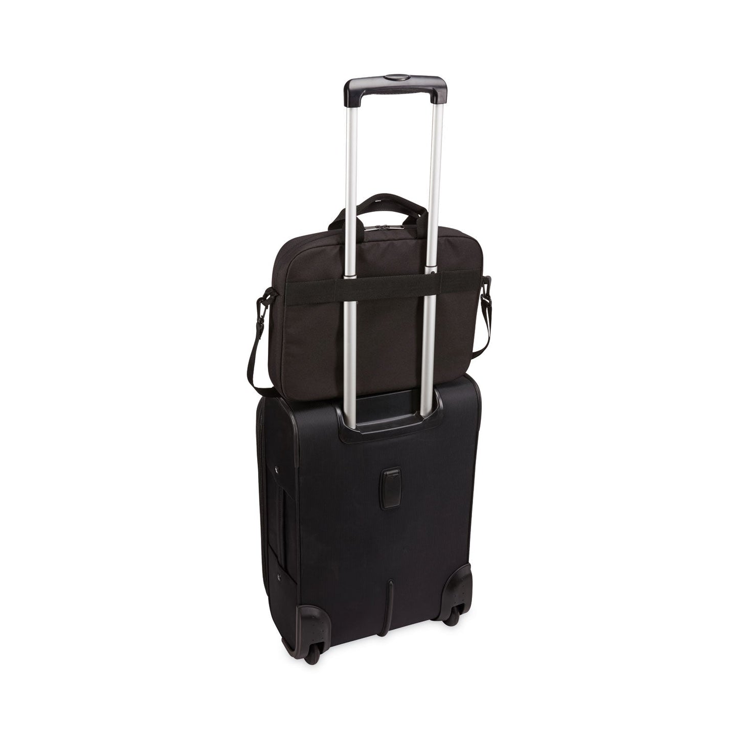 Case Logic Advantage Laptop Attache, Fits Devices Up to 11.6", Polyester, 11.8 x 2.2 x 10.2, Black