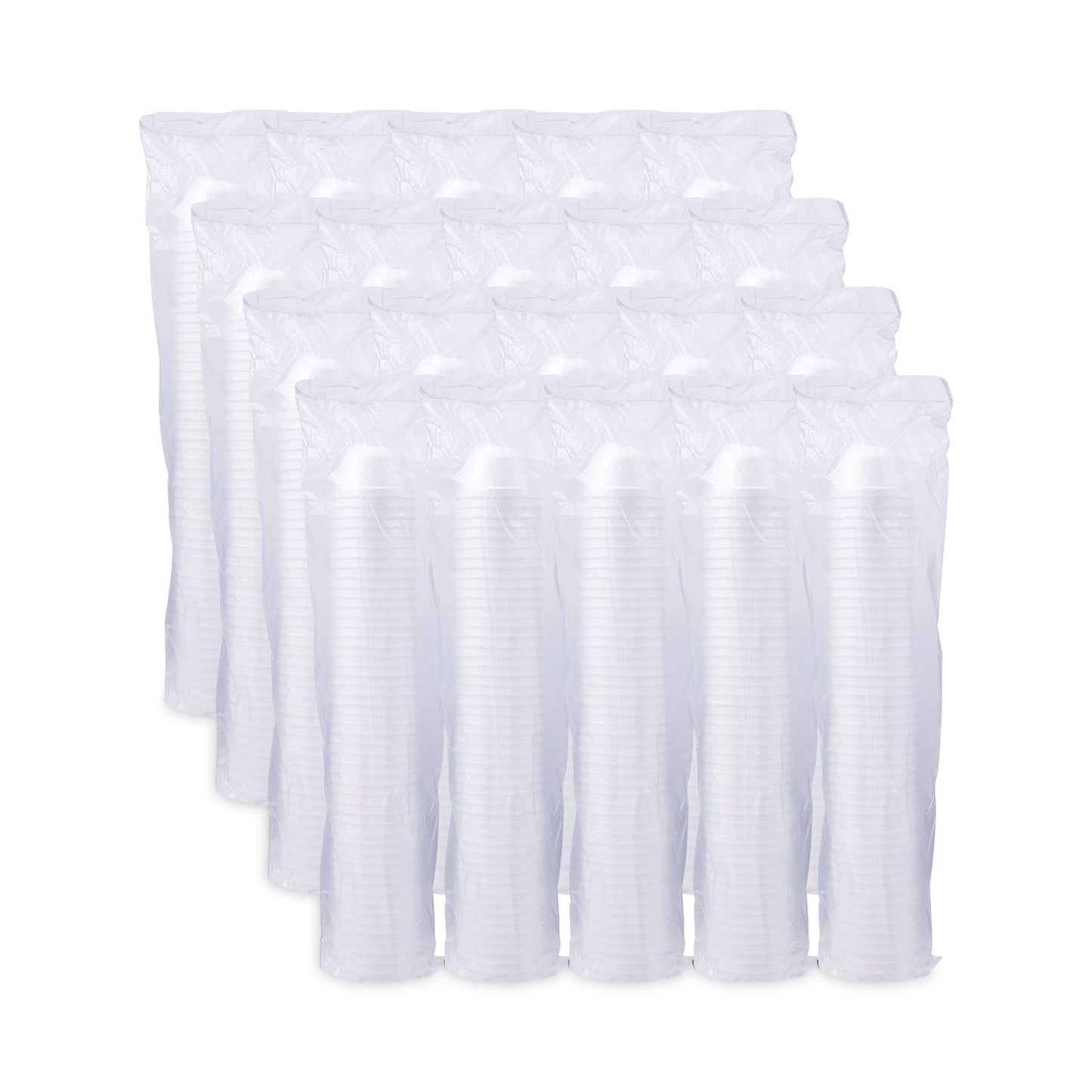 Dart Foam Container, Squat, 6 oz, White, 50/Pack, 20 Packs/Carton