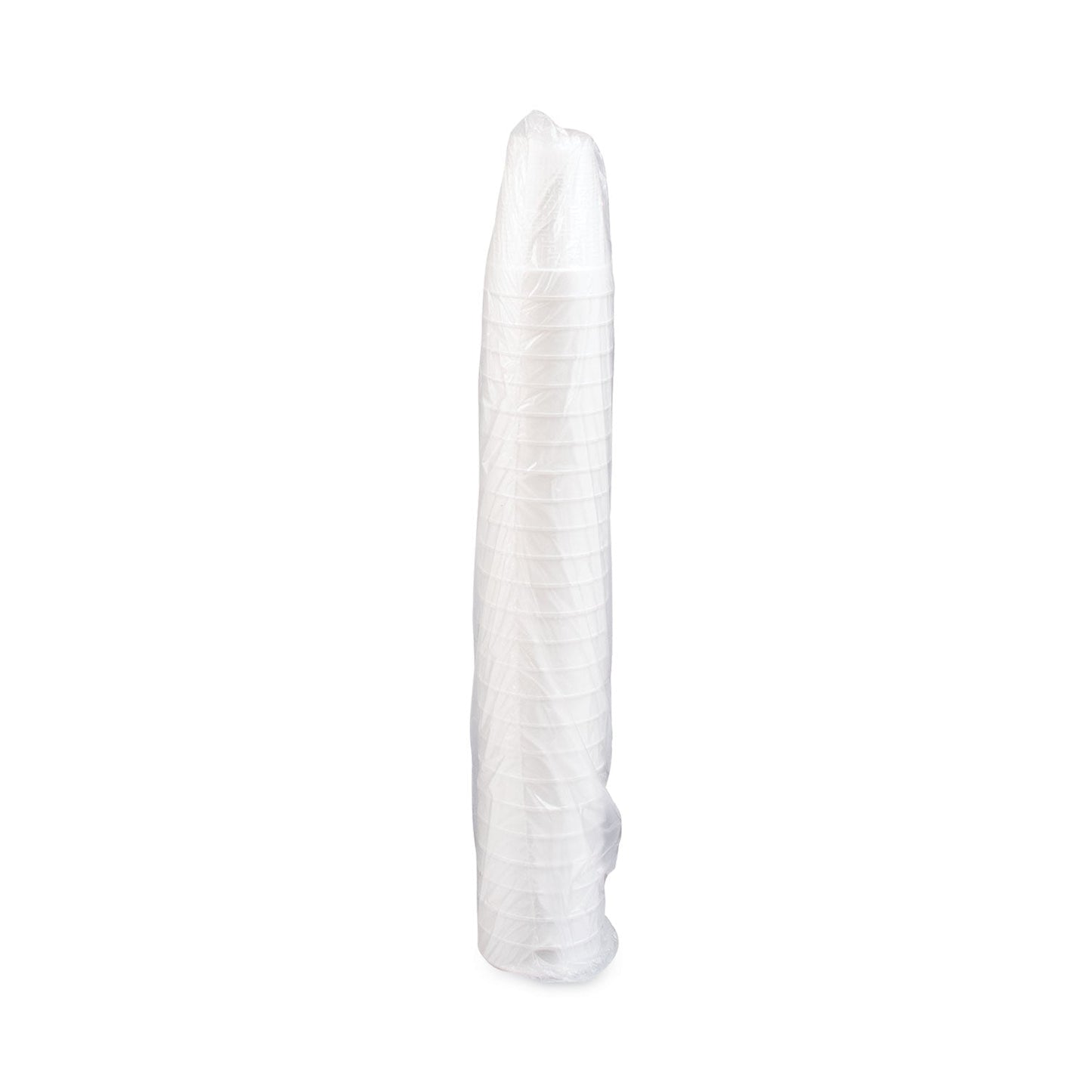 Dart Small Foam Drink Cups, 10 oz, Hot/Cold, White, 25/Bag, 40 Bags/Carton