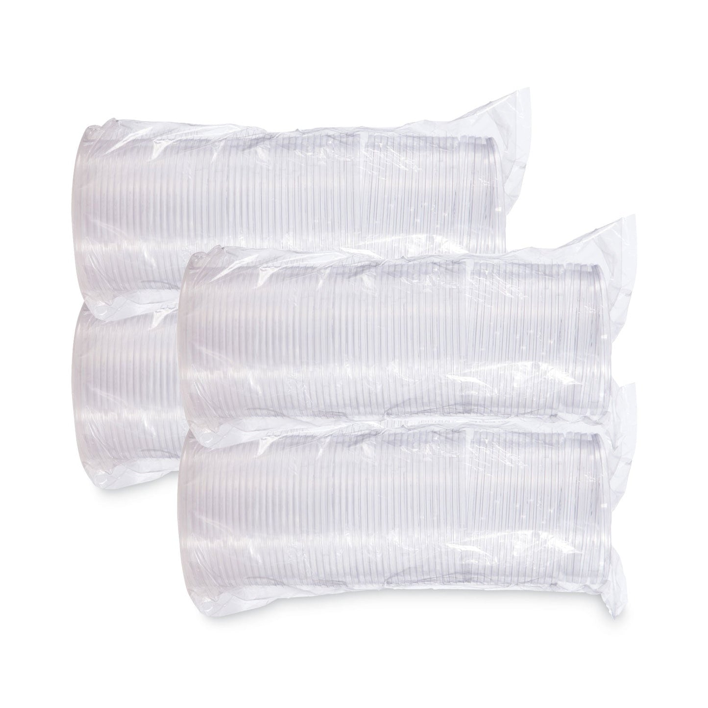 Dart PresentaBowls Clear Flat Lids, 5.4" Diameter x 0.3"h, Plastic, 504/Carton