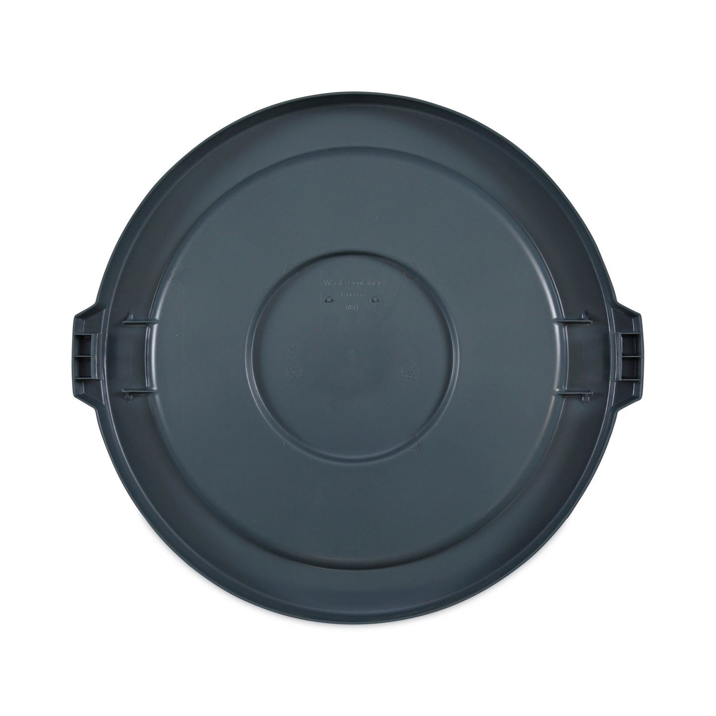 Boardwalk Lids for 32 gal Waste Receptacle, Flat-Top, Round, Plastic, Gray