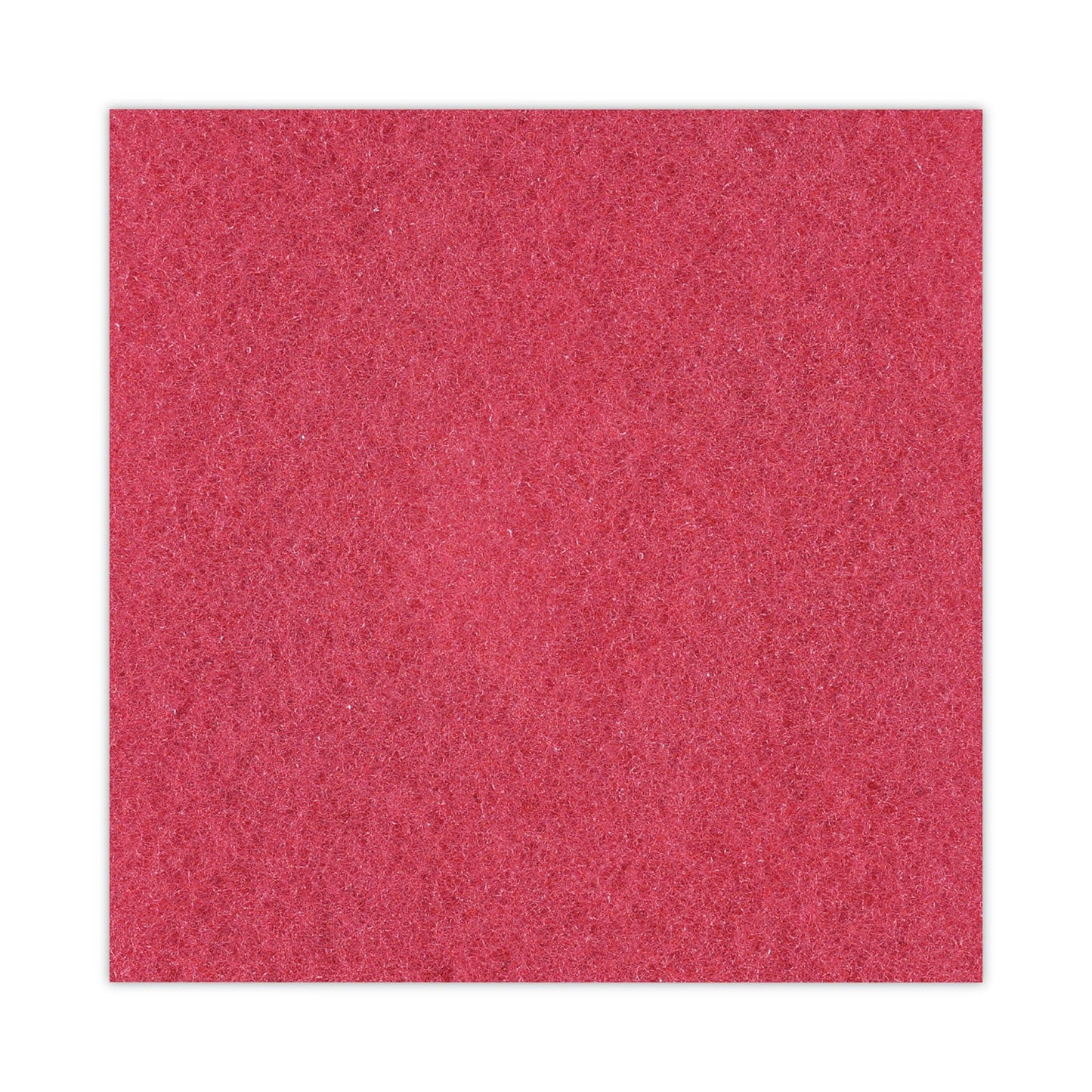 Boardwalk Buffing Floor Pads, 18" Diameter, Red, 5/Carton