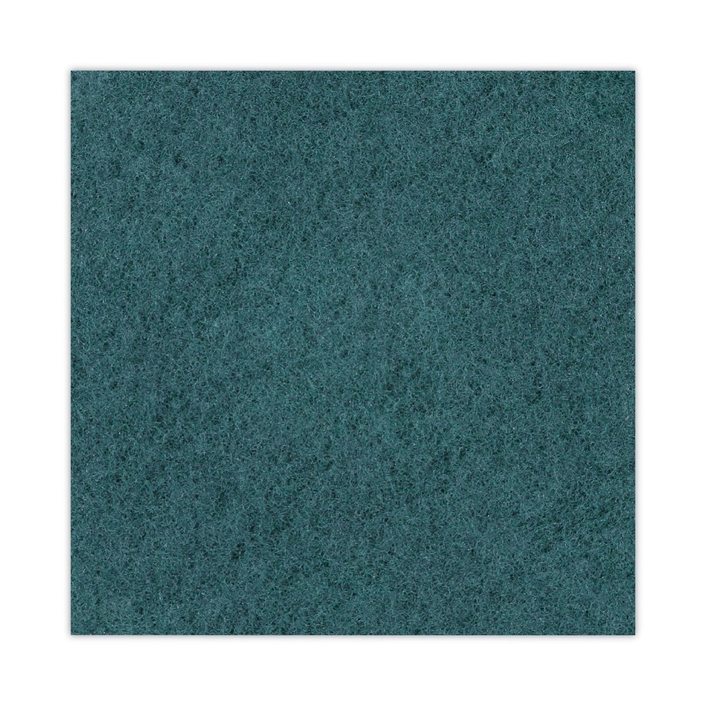 Boardwalk Heavy-Duty Scrubbing Floor Pads, 18" Diameter, Green, 5/Carton