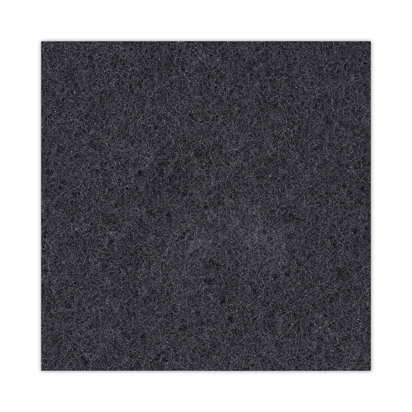 Boardwalk Stripping Floor Pads, 17" Diameter, Black, 5/Carton