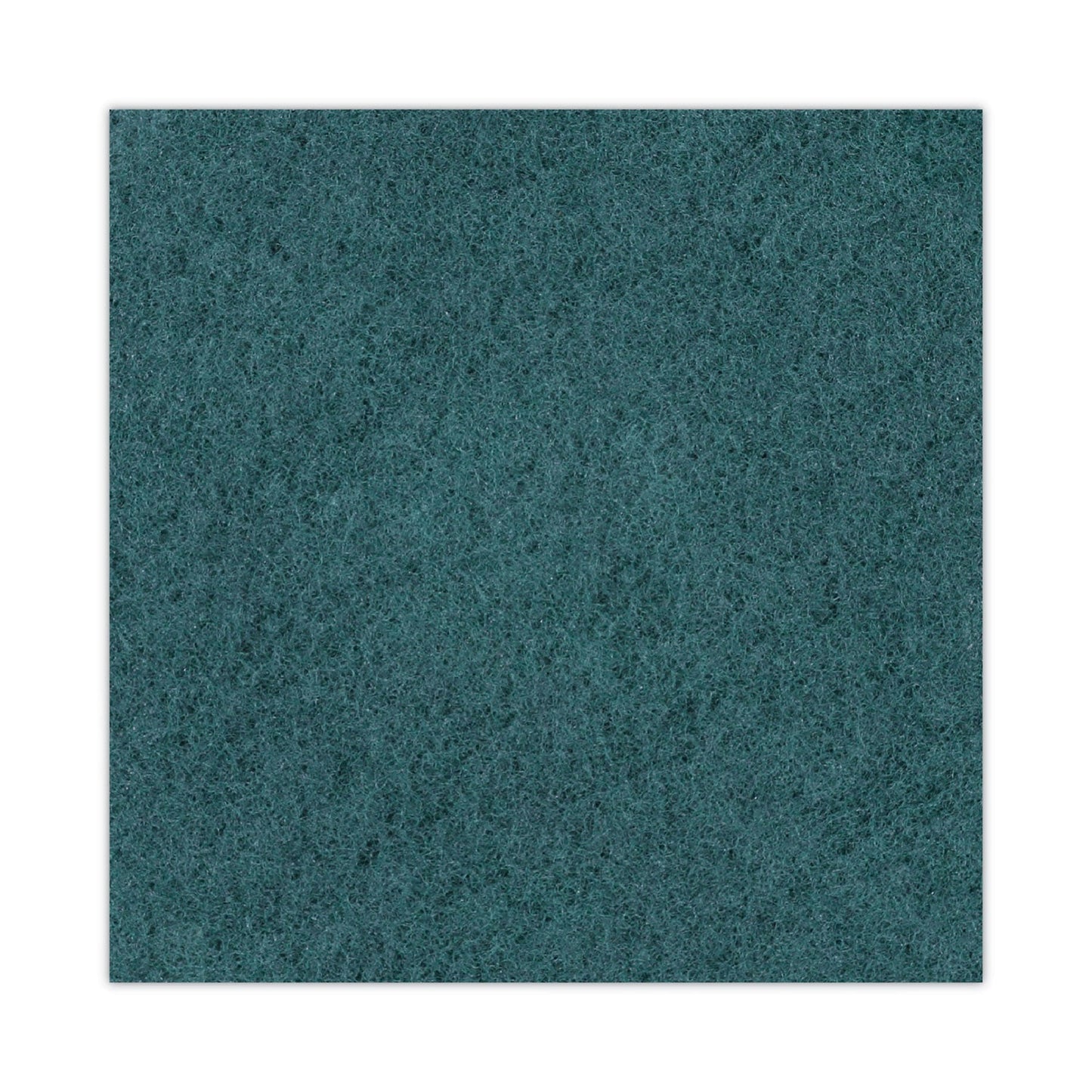 Boardwalk Heavy-Duty Scrubbing Floor Pads, 16" Diameter, Green, 5/Carton