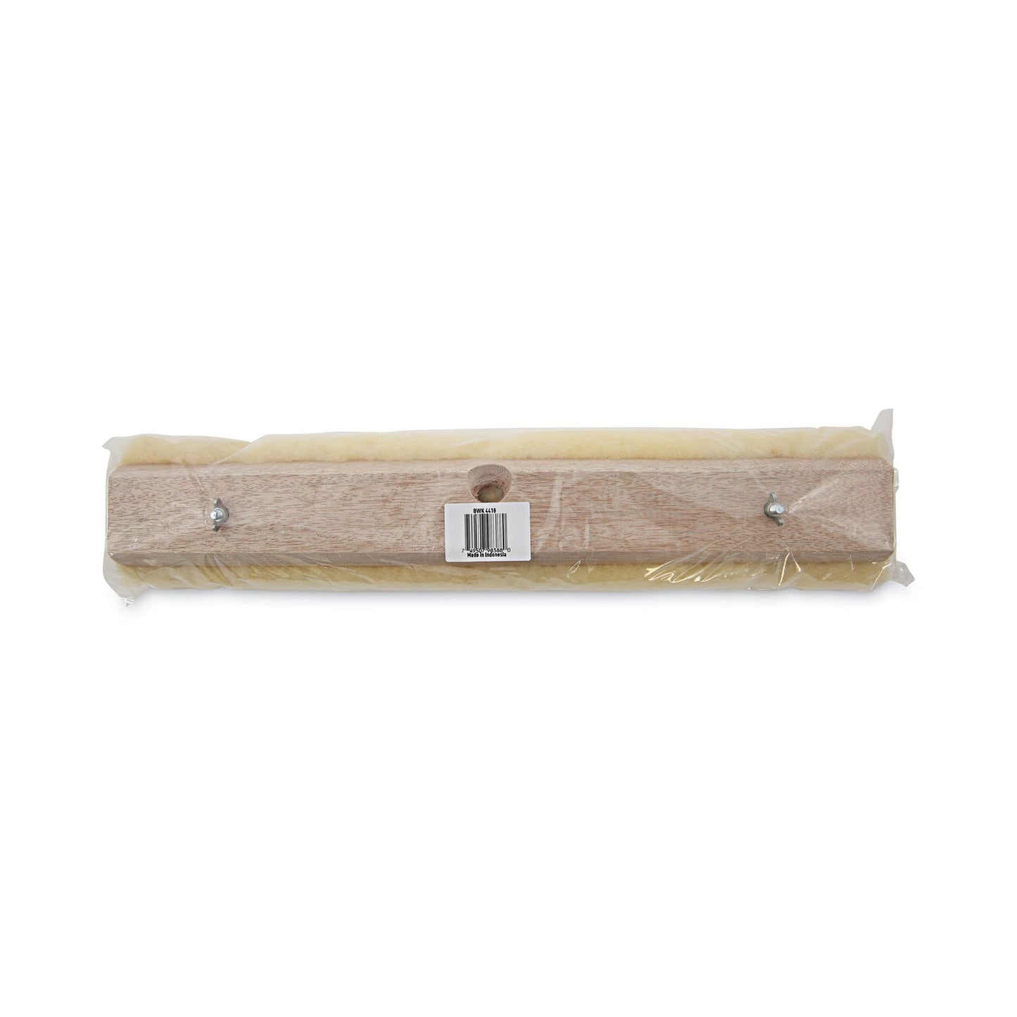 Boardwalk Mop Head, Finish Applicator, Lambswool, 18-Inch, White