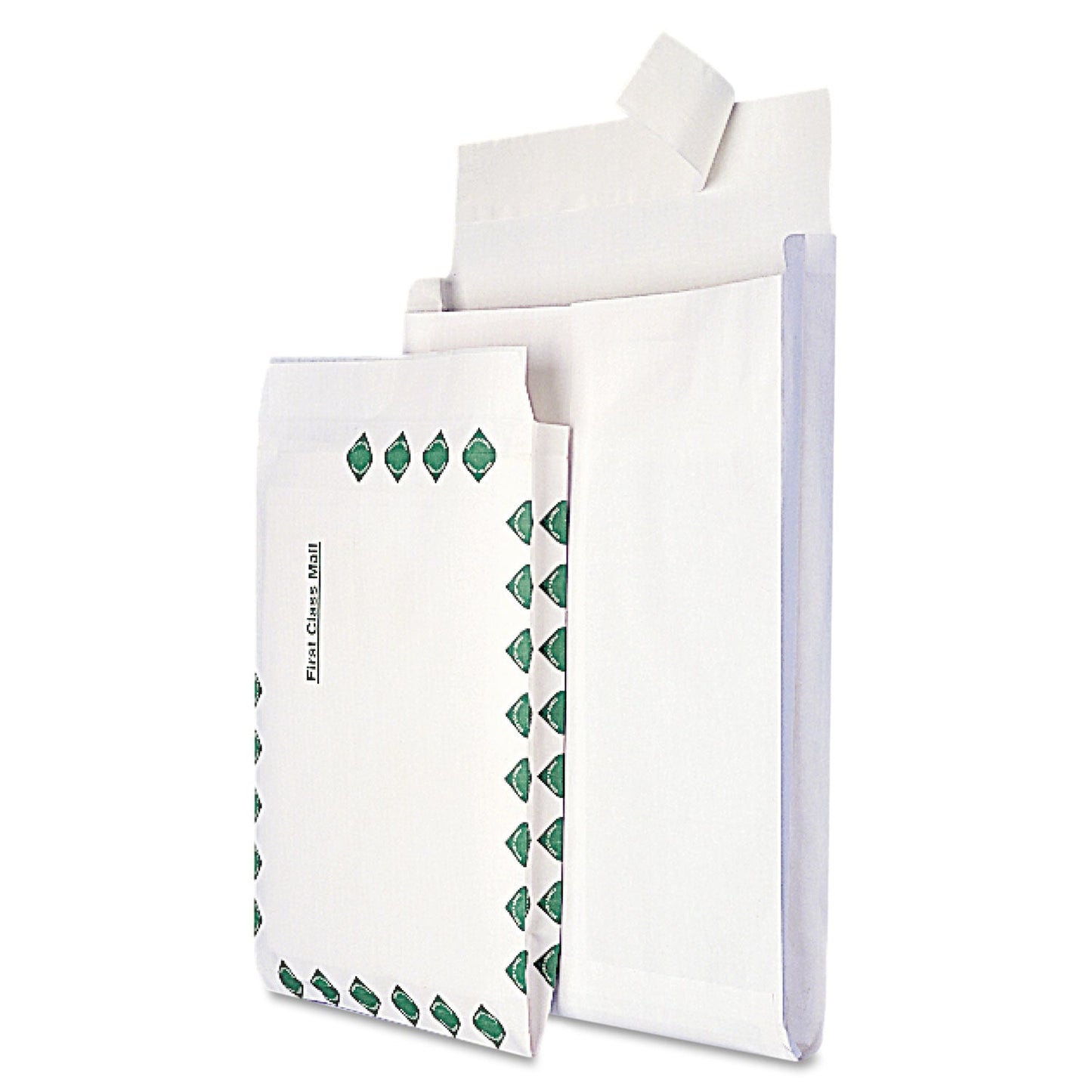 Quality Park Ship-Lite Expansion Mailer, First Class, #13 1/2, Cheese Blade Flap, Redi-Strip Adhesive Closure, 10 x 13, White, 100/Box