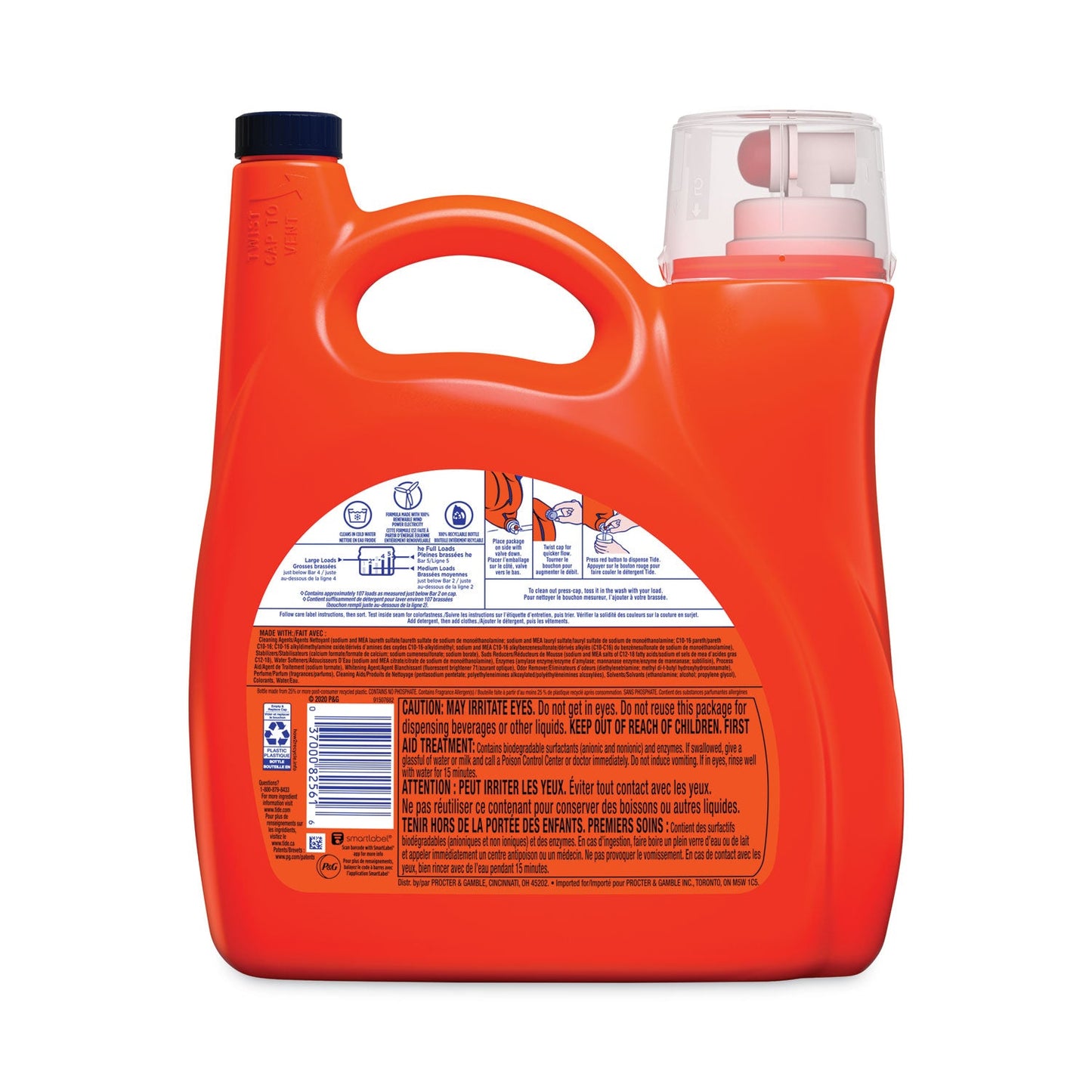 Tide Liquid Laundry Detergent, Original, 154 oz Bottle