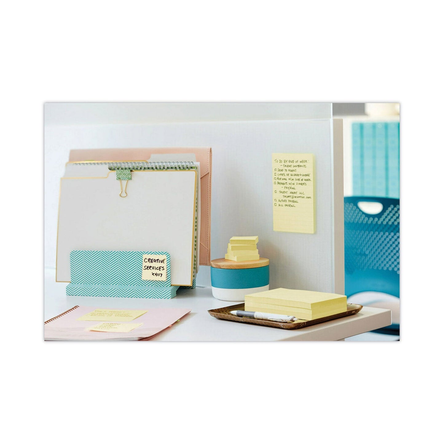 Post-it Original Canary Yellow Pop-up Refill, 3" x 5", Canary Yellow, 100 Sheets/Pad, 12 Pads/Pack