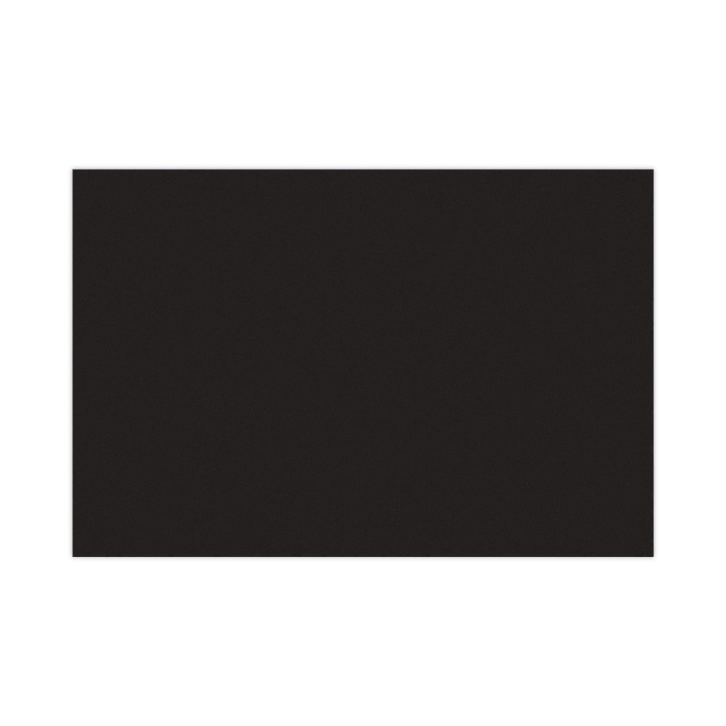 Prang SunWorks Construction Paper, 50 lb Text Weight, 24 x 36, Black, 50/Pack
