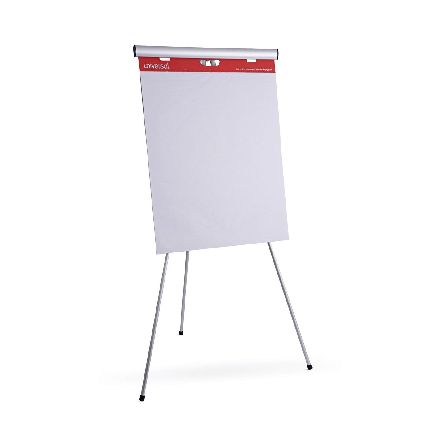 Universal Renewable Resource Sugarcane Based Easel Pads, Presentation Format (1" Rule), 27 x 34, White, 50 Sheets, 2/Carton