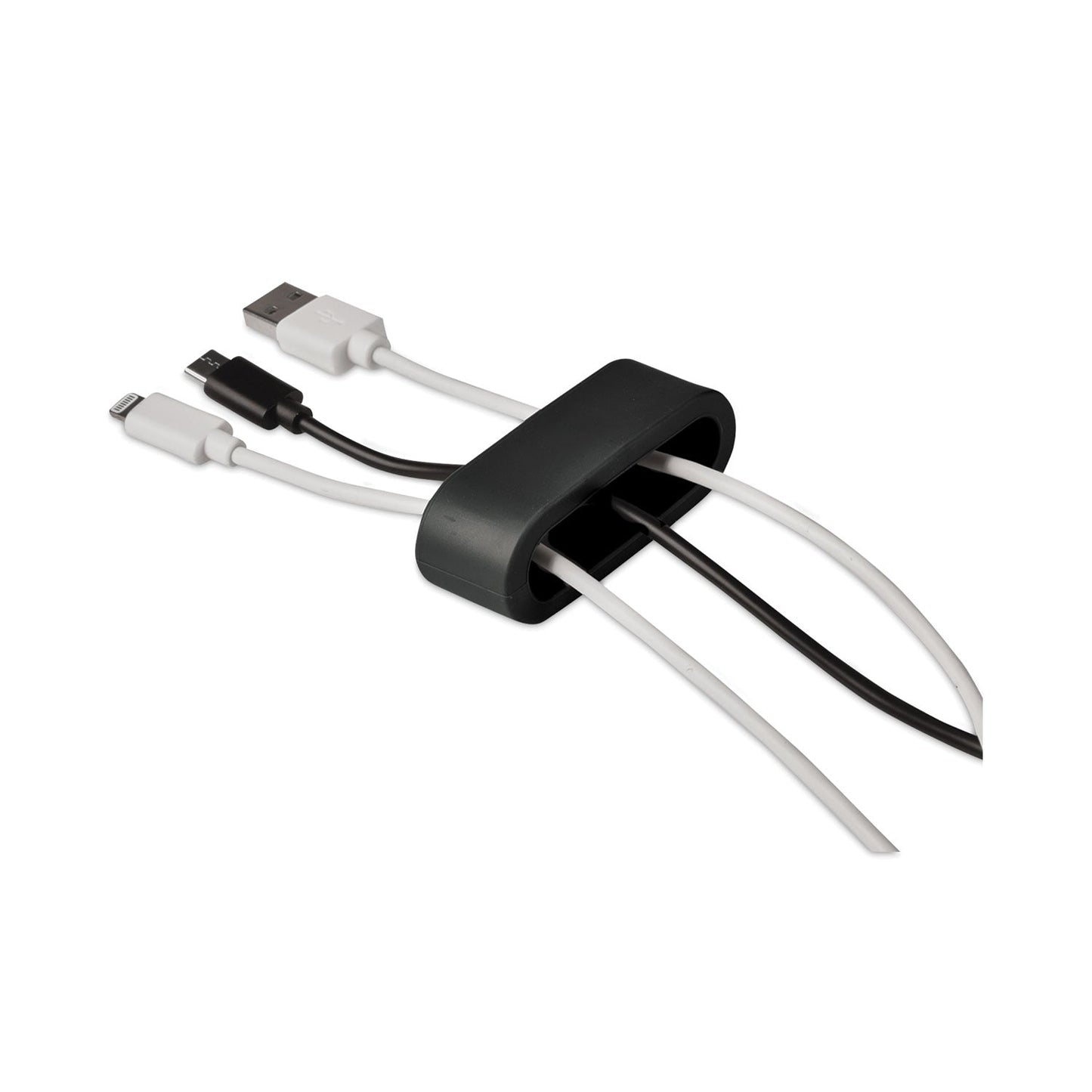 RCA Multi Channel Cable Holder, 2" x 2", Black