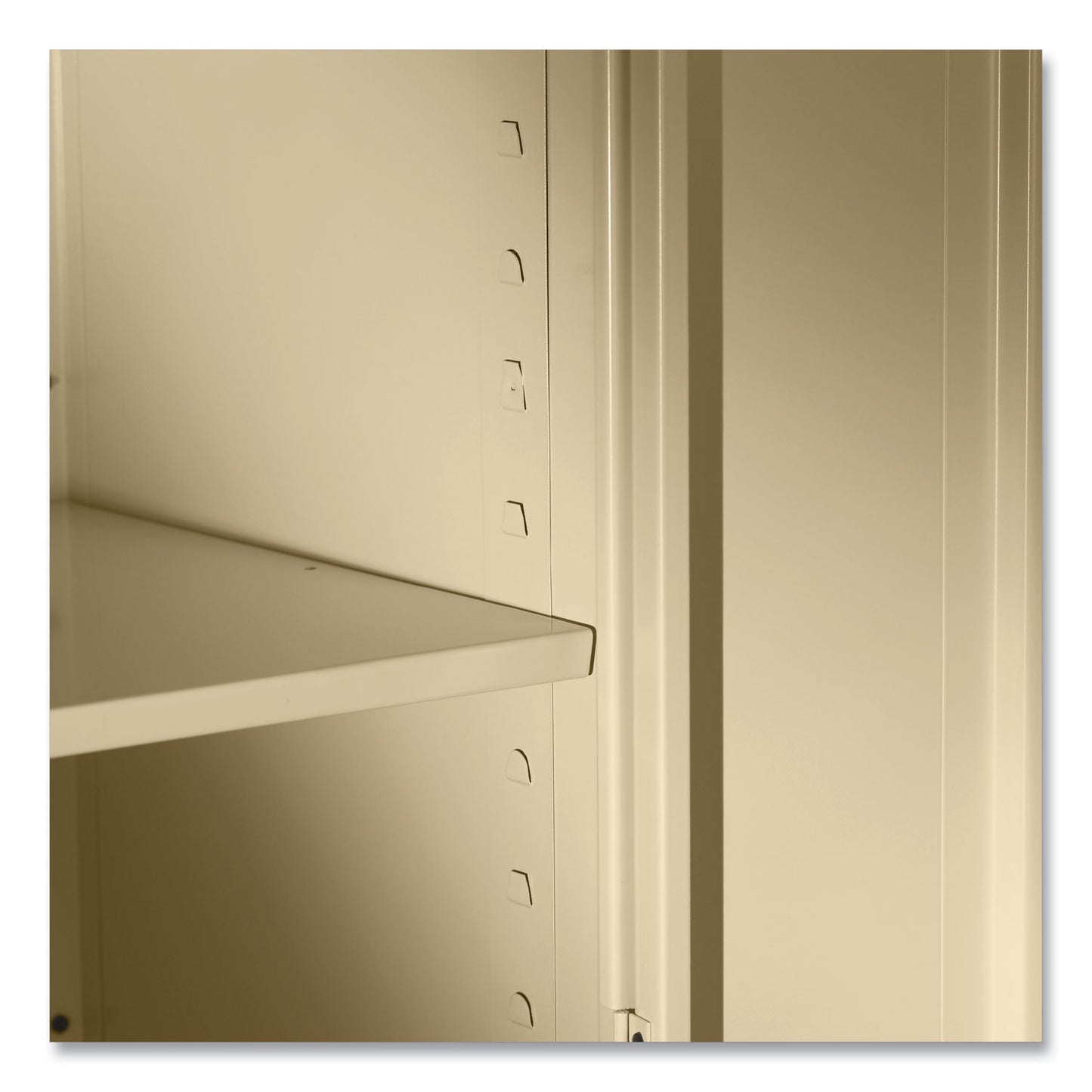 Tennsco 78" High Deluxe Cabinet, 36w x 18d x 78h, Light Gray