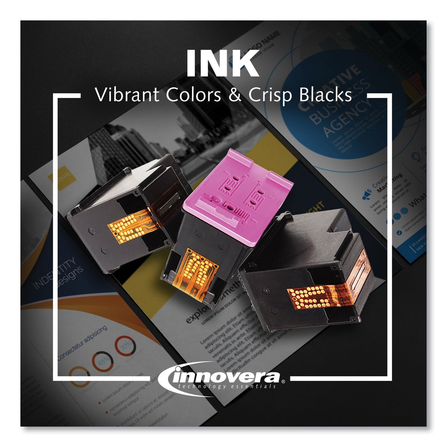 Innovera Remanufactured Black Super High-Yield, Replacement for LC109BK, 2,400 Page-Yield