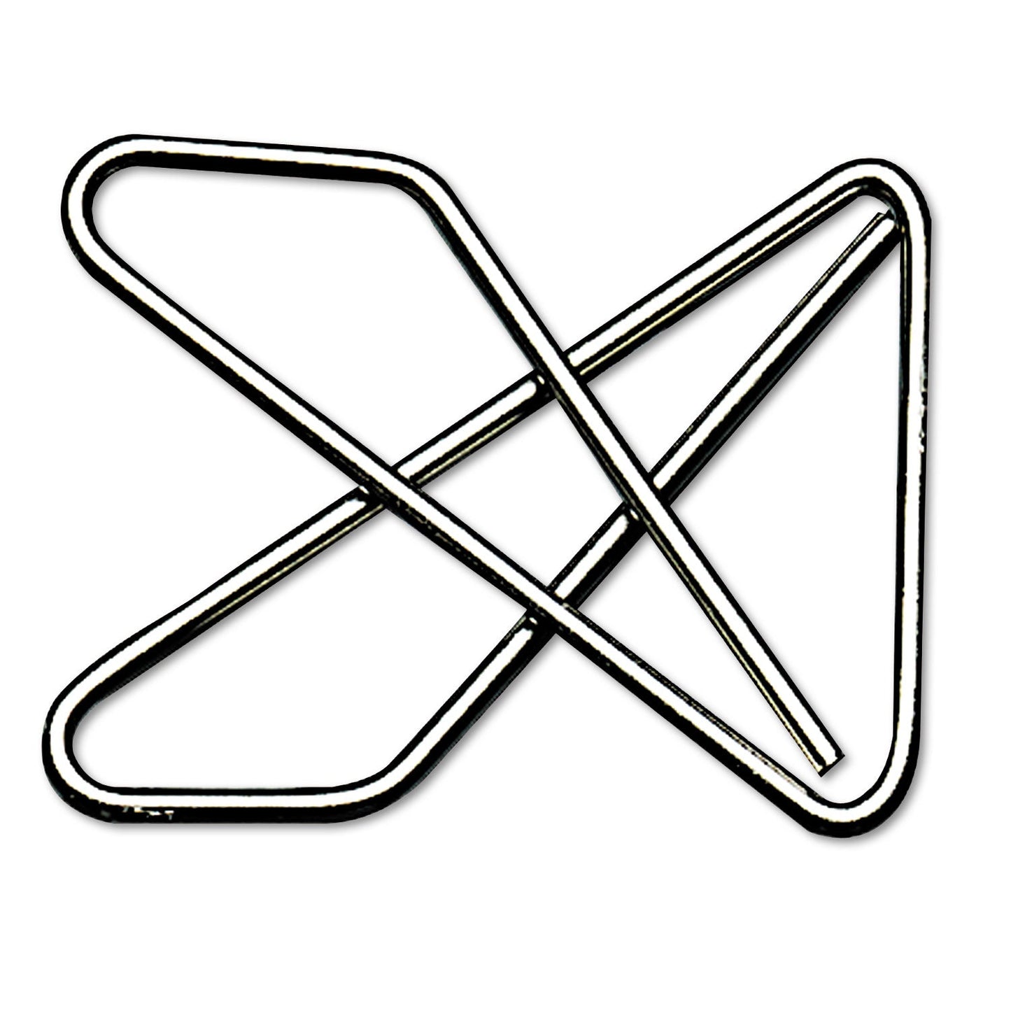 ACCO Ideal Clamps, #2, Smooth, Silver, 50/Box