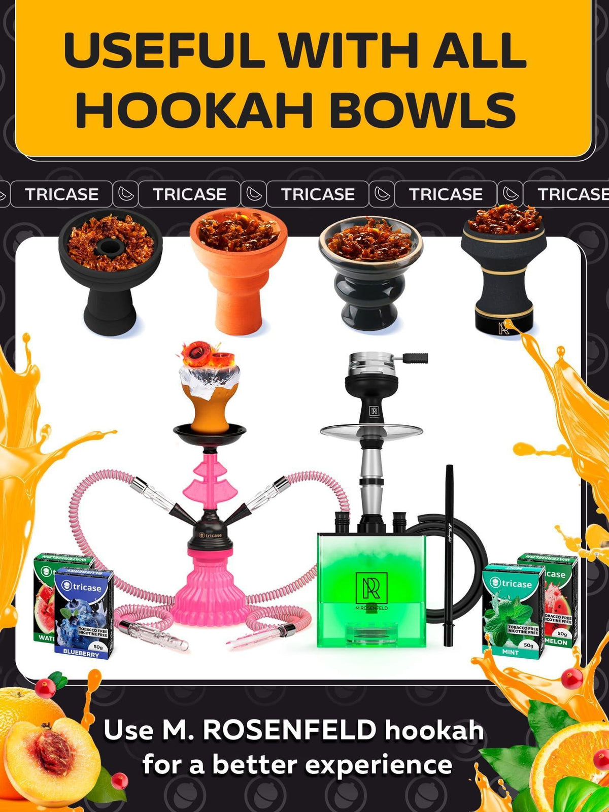 11 pcs Shisha Hookah Flavors Set 1.7 oz Each Sex on the Beach, Melon, Peach, Hookah Flavor Mint, Pineapple, Double Apple Hookah Flavor, Strawberry, Blueberry, Tropical Fruit Mix, Watermelon, Mango