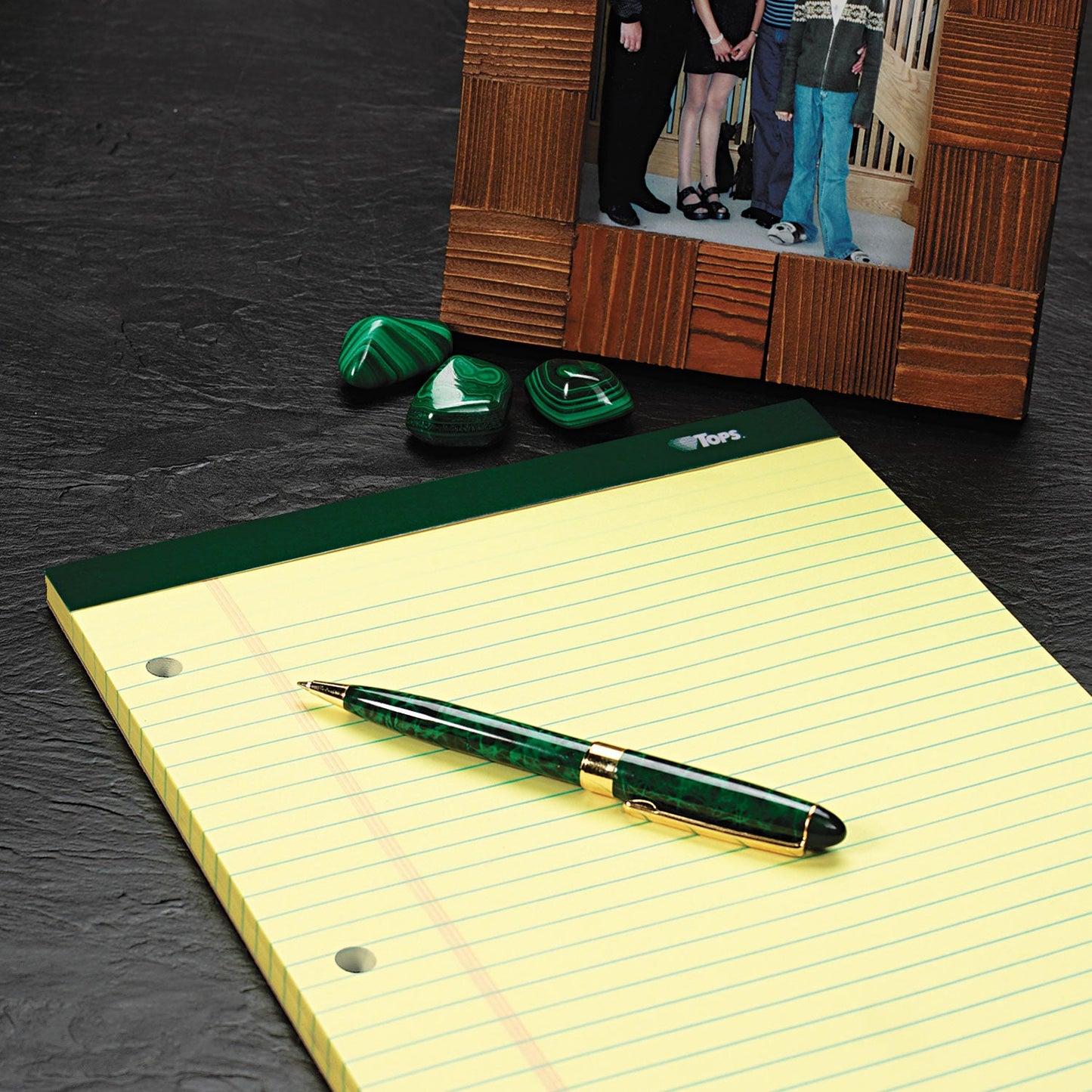 TOPS Double Docket Ruled Pads with Extra Sturdy Back, Wide/Legal Rule, 100 Canary-Yellow 8.5 x 11.75 Sheets