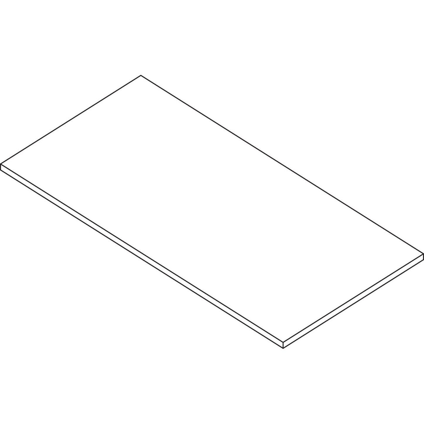 Alera Reversible Laminate Table Top, Rectangular, 71.5w x 29.5d, Espresso/Walnut