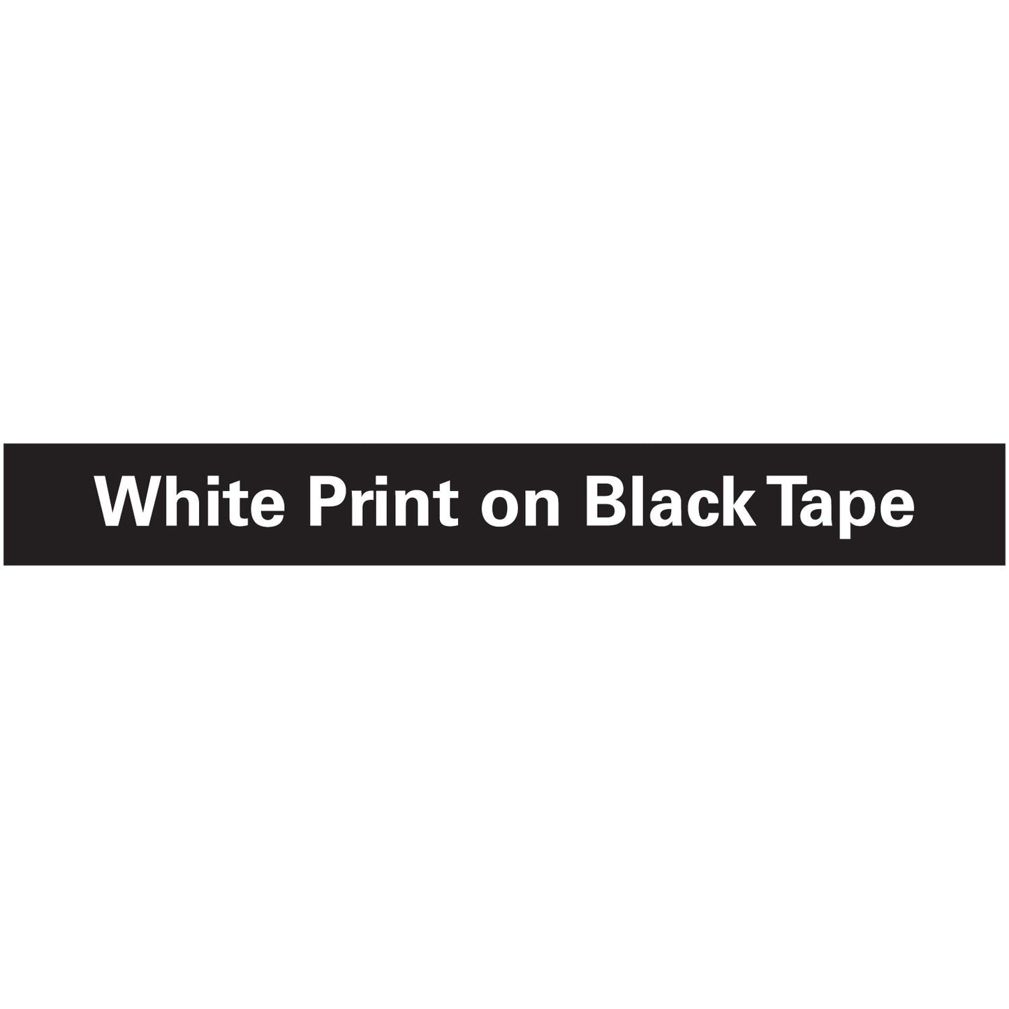 DYMO Self-Adhesive Glossy Labeling Tape for Embossers, 0.37" x 9.8 ft Roll, Black