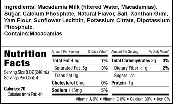 Milkadamia Latte Da Macadamia Milk - 2 cases of 12, 32oz cartons (24 total)