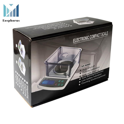 Ounce and Gram Scale 0.01g Accuracy Electronic Balance Digital Scale Digital Balance Lab Balance 600g – Windshield USB Charger AC DC Adapter Included