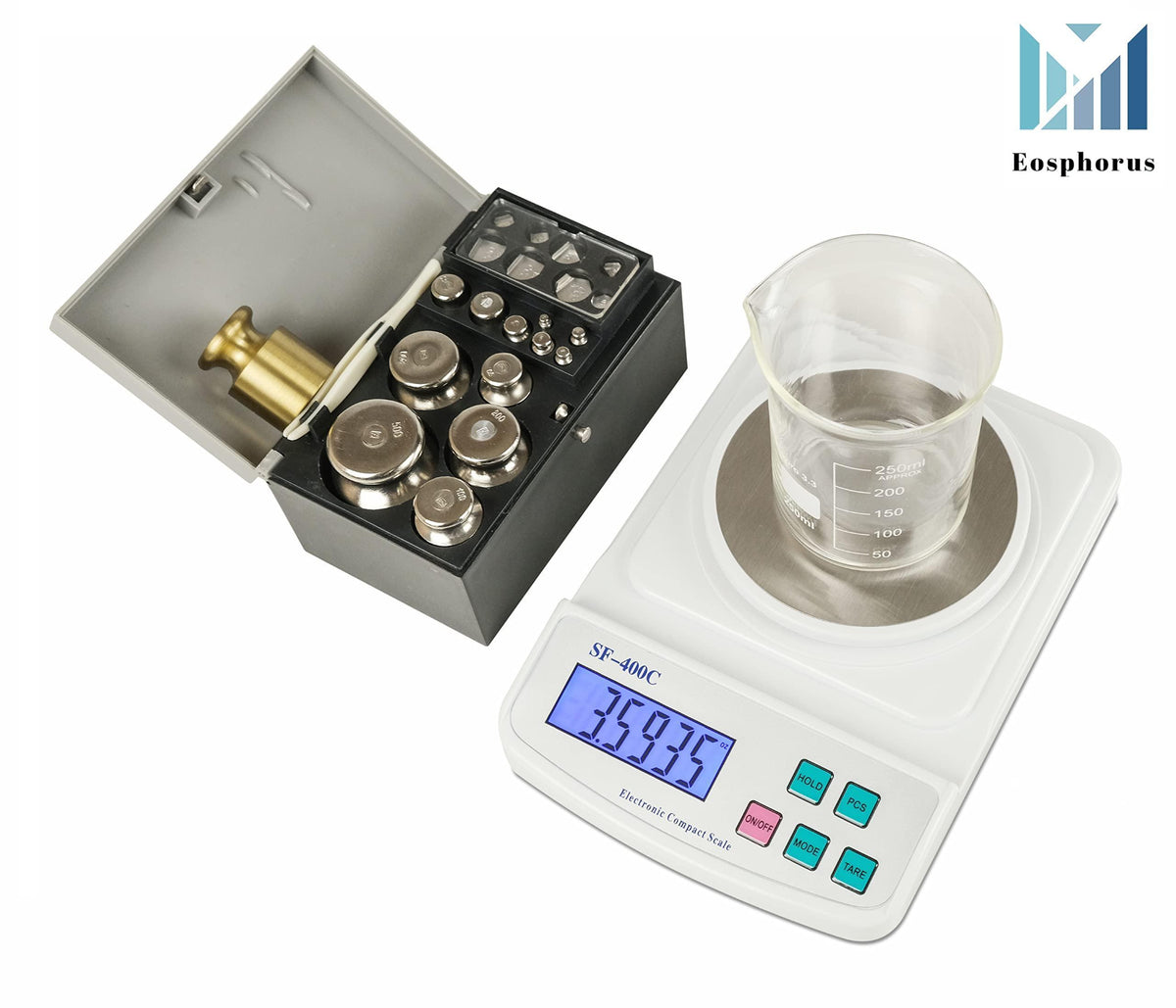 Ounce and Gram Scale 0.01g Accuracy Mass Balance Chemistry Digital Scale Electronic LCD Science Lab Laboratory Digital Scale   USB Charger and AC DC Adapter Included
