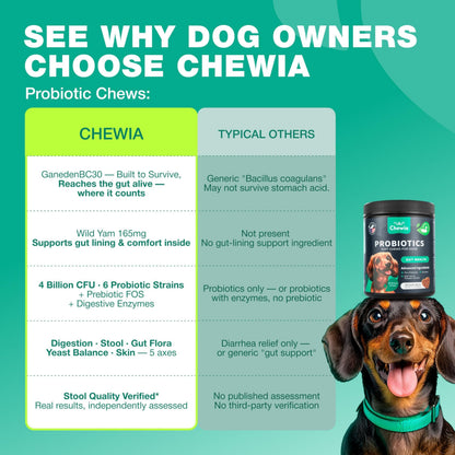 Probiotics for Dogs Gut & Digestive Health, Itchy Skin & Yeast Support