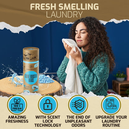 Scent Boosters for Washer, Fresh Aroma  Bulk Laundry Booster Beads and Fabric Smell Deodorizer  In Wash Odor Eliminator Pods for Fresh Scented Clothes