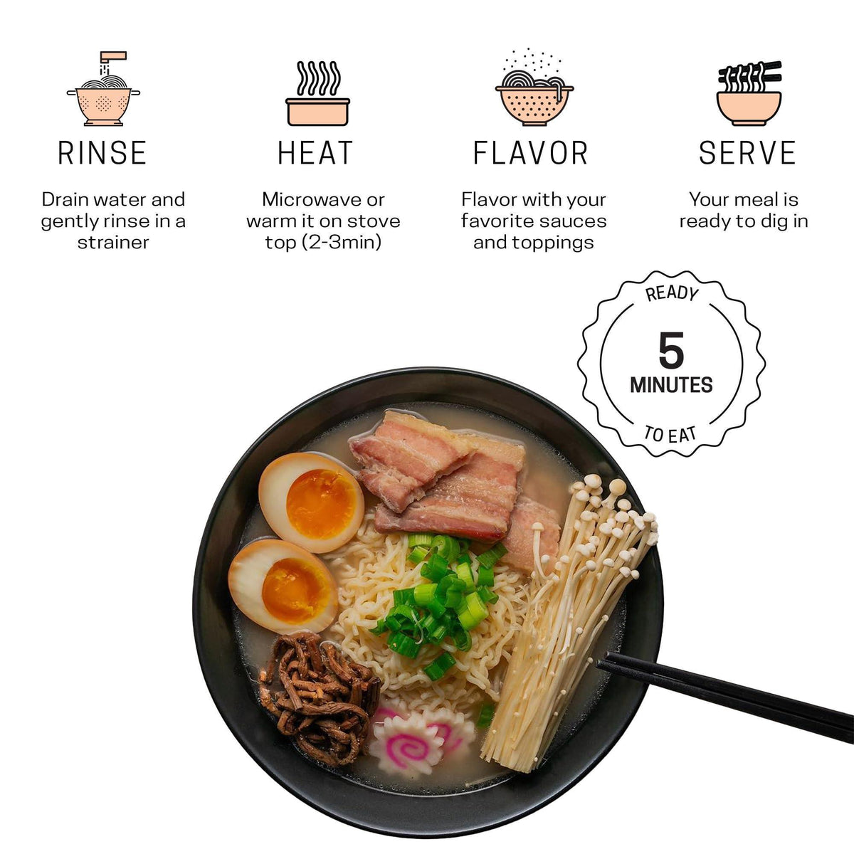 Organic Konjac Shirataki Noodles 12 Pack Gluten Free Keto Friendly Low Carb Low Calorie 100% Plant Based Net Carbs 4g