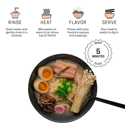 Organic Konjac Shirataki Noodles 12 Pack Gluten Free Keto Friendly Low Carb Low Calorie 100% Plant Based Net Carbs 4g