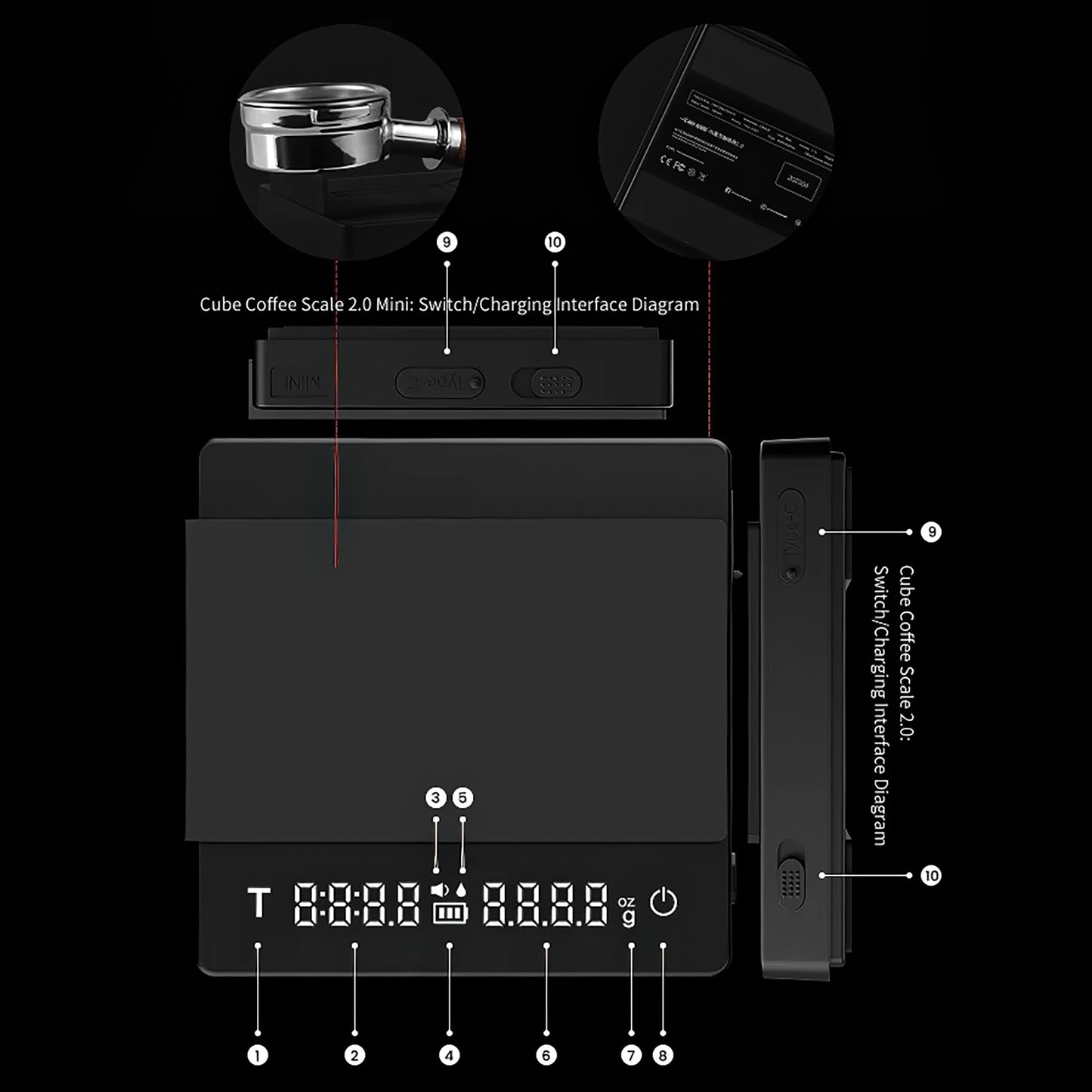 Espresso Mini Coffee Scale 2.0