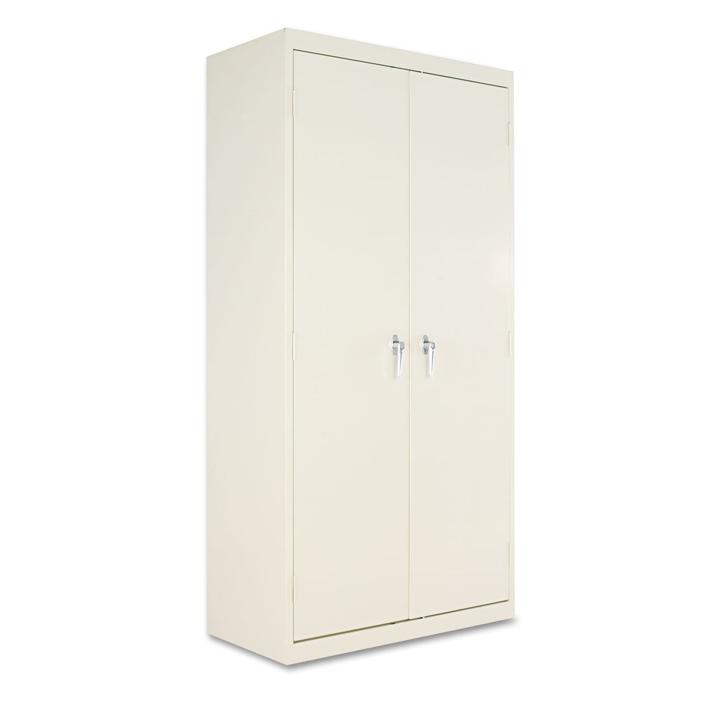 Alera Assembled 72" High Heavy-Duty Welded Storage Cabinet, Four Adjustable Shelves, 36w x 18d, Putty