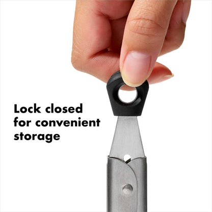 OXO Good Grips Stainless Steel Locking Mini Tongs - 7"