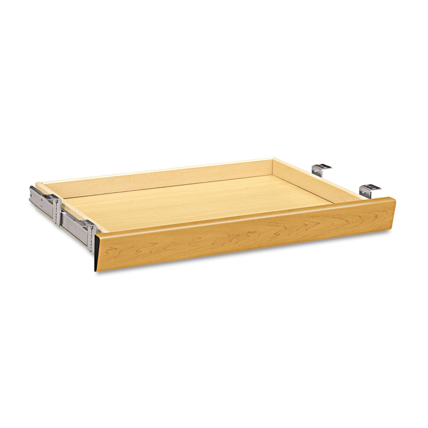 HON Laminate Angled Center Drawer, 26w x 15.38d x 2.5h, Harvest