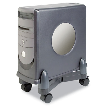 Kelly Computer Supply Computer Stand with Locking Wheels, Supports 40 lb, 3 x 16.5 x 4.5, Black